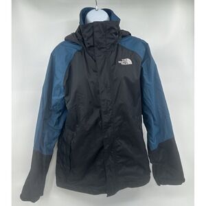 The North Face HyVent Waterproof Hooded Jacket Men's Small Blue Style CMU8